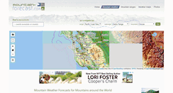 Desktop Screenshot of mountain-forecast.com